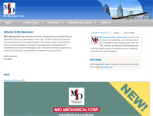 Tablet Screenshot of miomechanical.com
